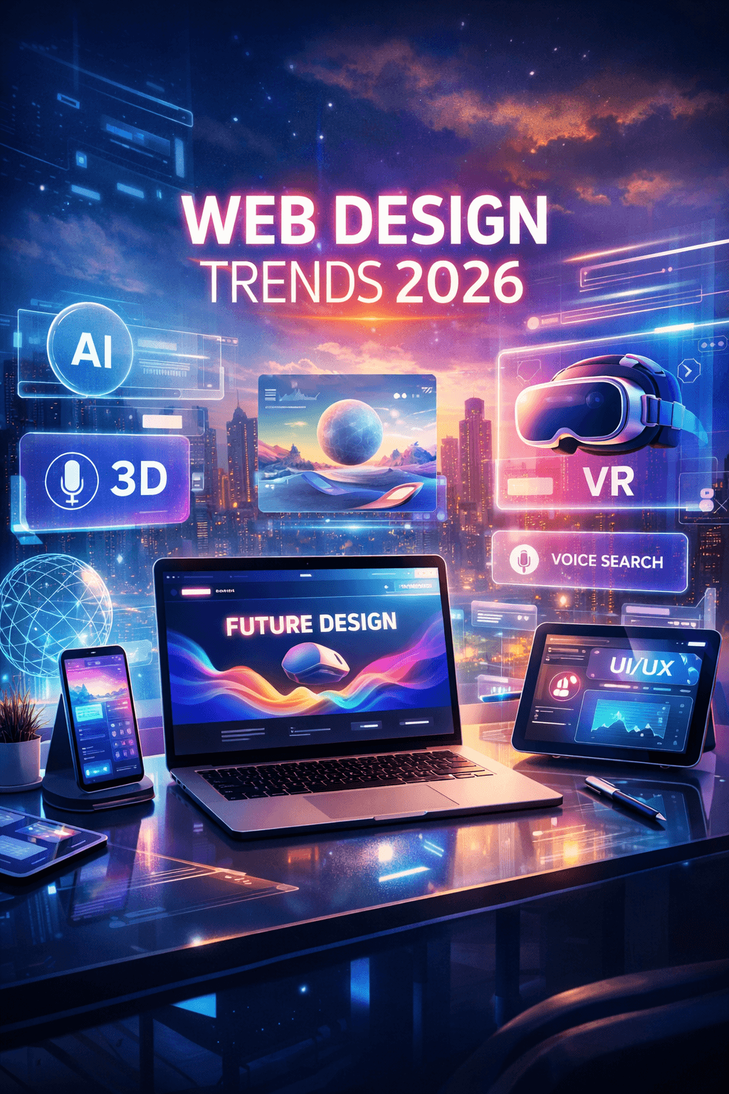 Webbdesigntrender 2026: Vad som fungerar just nu